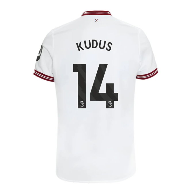 2023-2024 West Ham United Away Shirt (Kids) (Kudus 14)-SoccerKits Hub | Buy Soccer Jerseys Online